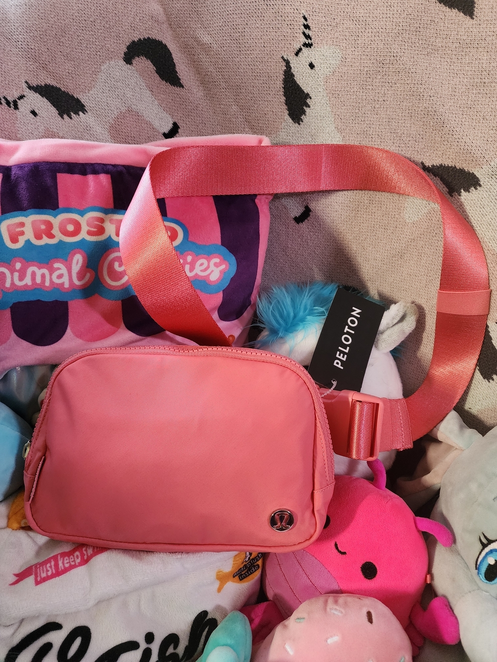 Lululemon x Peloton Everywhere Belt Bag 1L Coral Pink NWT
